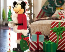 Santa Mickey Mouse Large Nutcracker