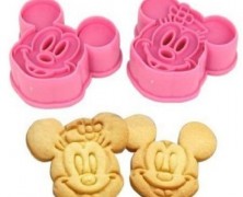 Mickey and Minnie Mouse Cookie Cutters