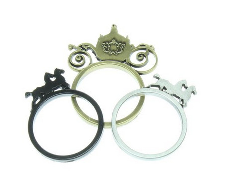 Disney Cinderella Carriage Stackable Rings