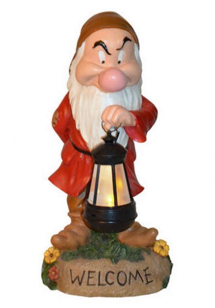 Disney Grumpy Lighted Lantern Statue