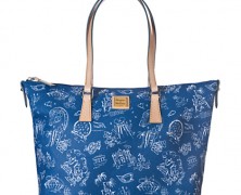 Dooney and Bourke Disneyana Navy Shopper Tote