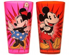 Mickey and Minnie Pint Glasses