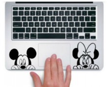 Mickey and Minnie Laptop Decal Stickers