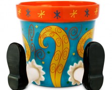 Alice in Wonderland Flower Pot