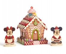 Mickey and Minnie Mouse Gingerbread House