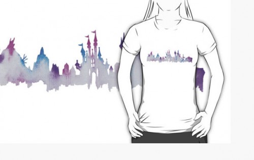 Magic Kingdom Watercolor Tee