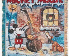 Mickey Mouse Tapestry Blanket