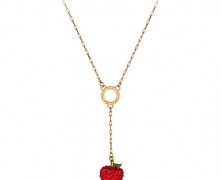 Snow White Apple Necklace