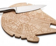 Millennium Falcon Wooden Cutting Board