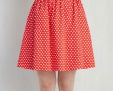 Minnie Mouse Polka Dot Skirt