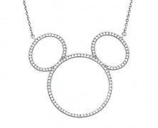 Mickey Mouse Silhouette Necklace