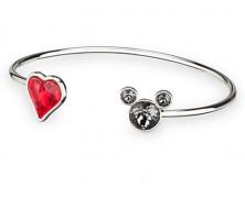 Mickey Mouse Heart Cuff Bracelet