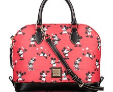 Mickey and Minnie Dooney and Bourke Retro Red Satchel
