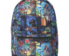 Beauty and the Beast Stained Glass Backpack