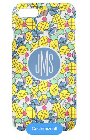 Lilo and Stitch Pineapple Monogram iPhone 7 Case