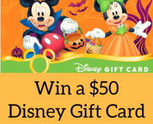 Enter to Win a $50 Disney Gift Card!