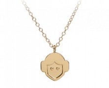 Princess Leia Emoji Necklace