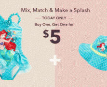 Disney Swim Buy One, Get One for $5 Sale