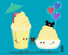Dole Whip Food Art by Donna Yan