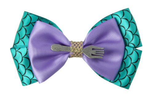 little mermaid hair bow