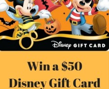 Enter to Win a $50 Disney Gift Card! (closed)